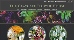 Desktop Screenshot of claygateflowers.co.uk